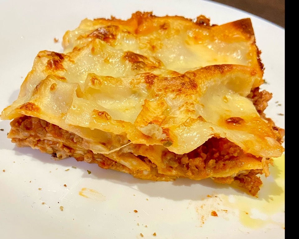 Lasaña de carne 