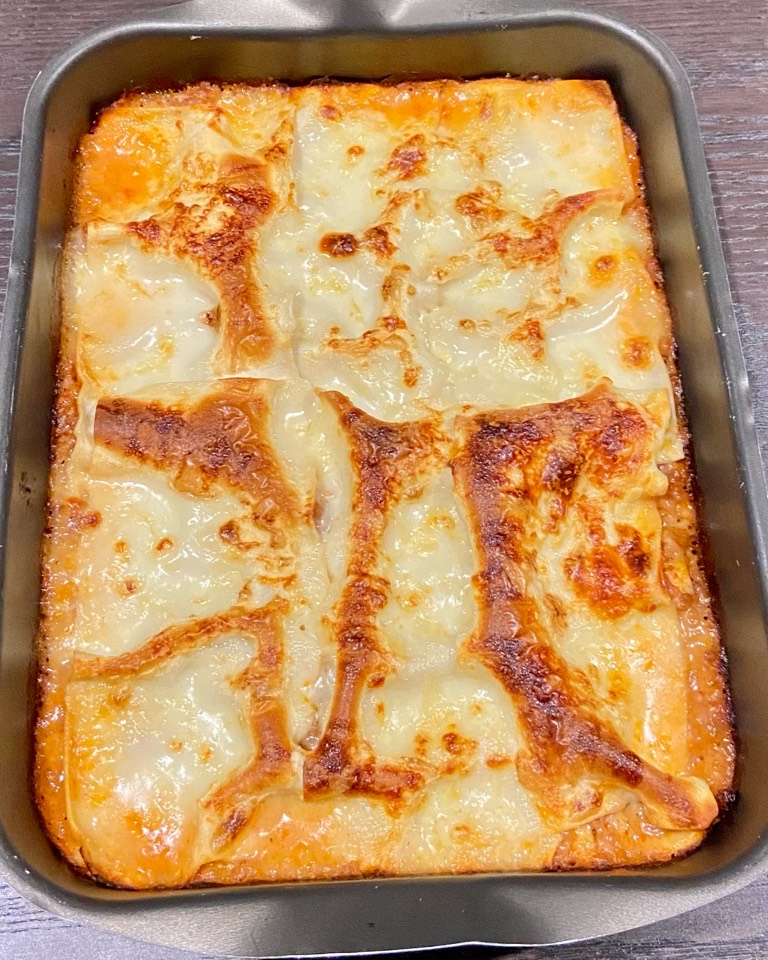 Lasaña de carne 
