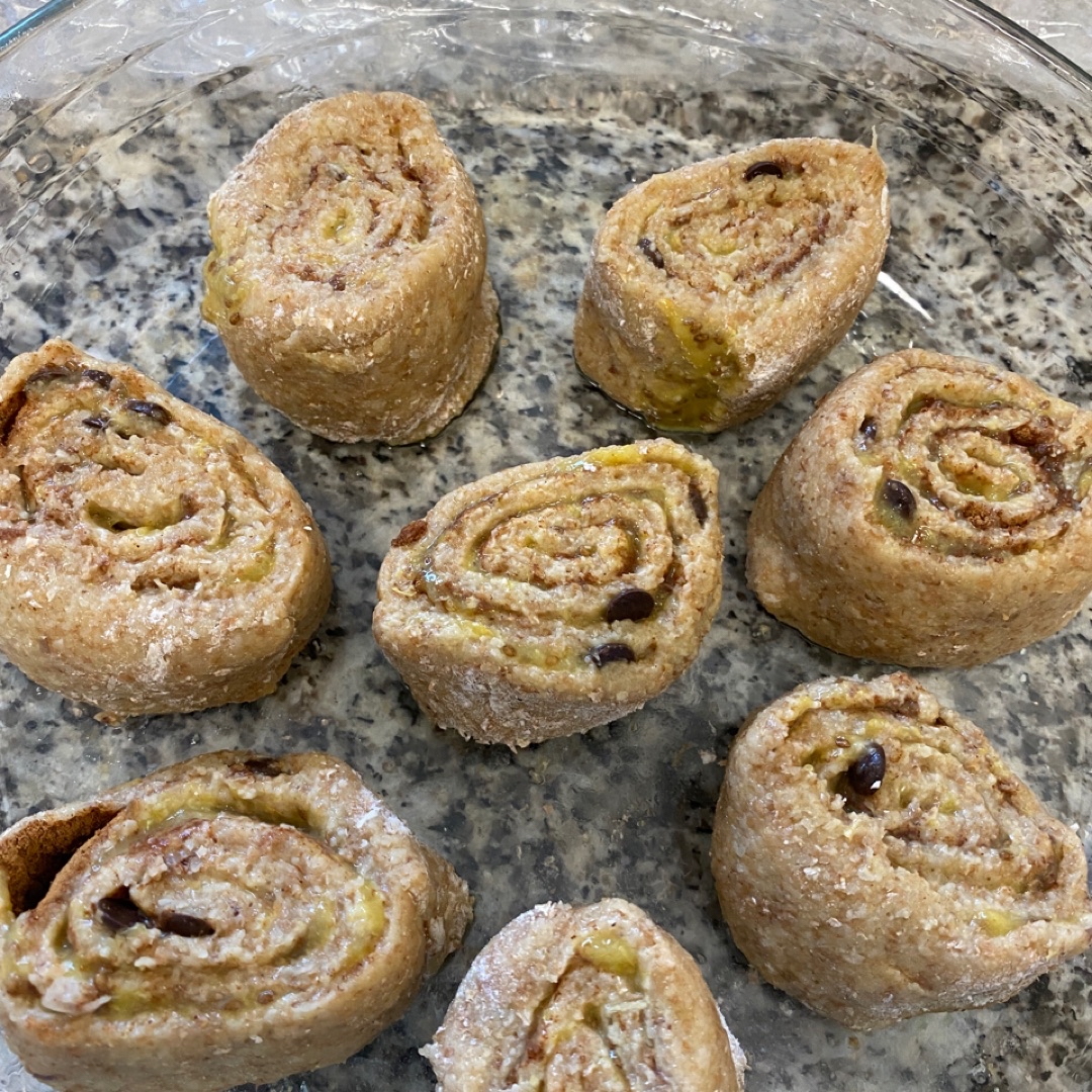 🌀Rollitos de canela, naranja y chocolate 🍊🍫 (cinnamon rolls) Paso 10 🌀Rollitos de canela, naranja y chocolate 🍊🍫 (cinnamon rolls) Paso 10