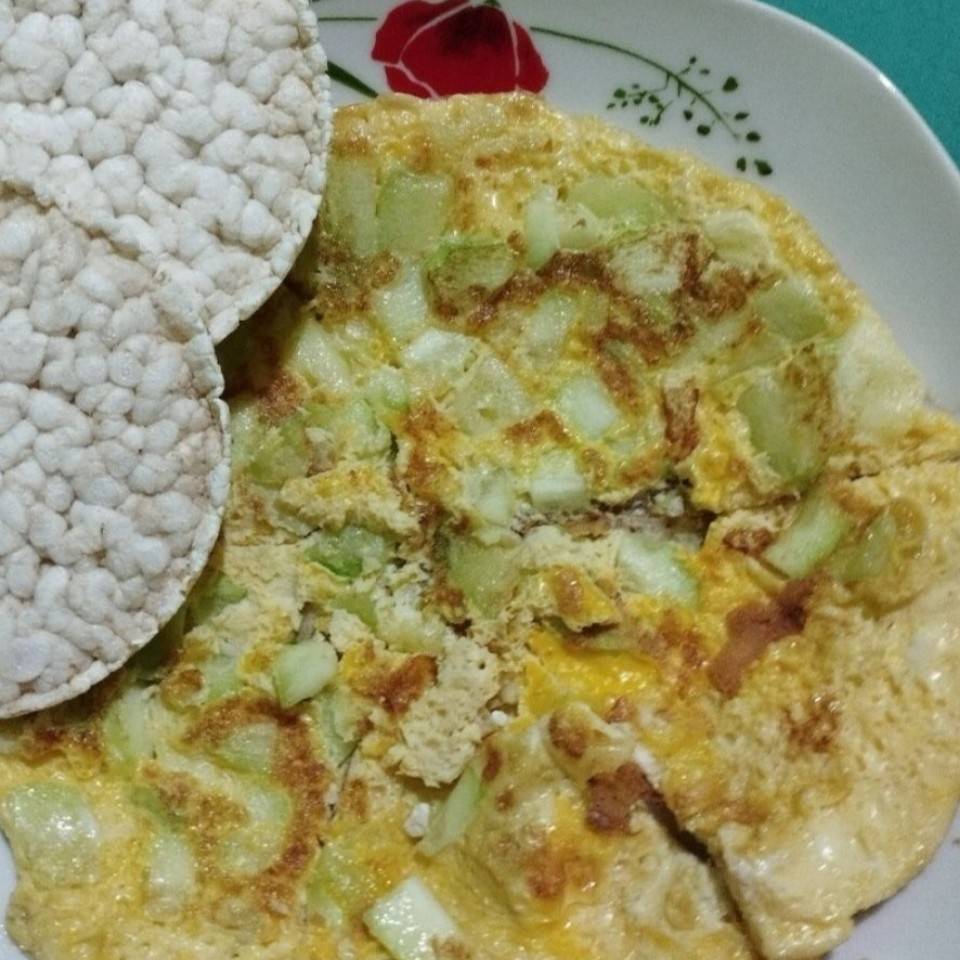Tortilla de calabacín y espinacas Tortilla de calabacín y espinacas