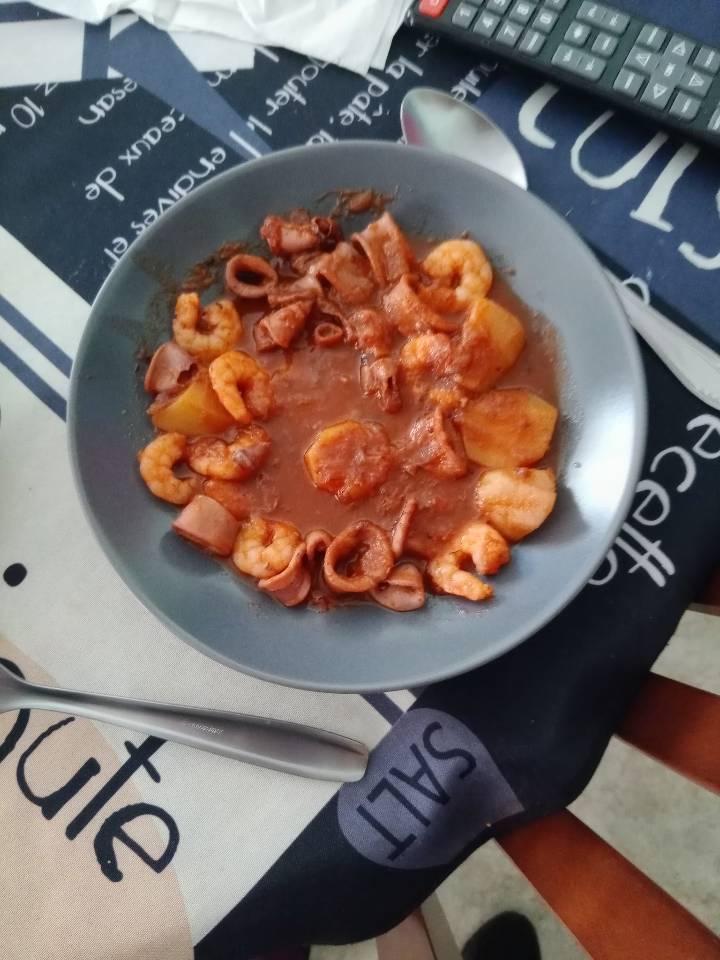Guiso de chipirones Guiso de chipirones