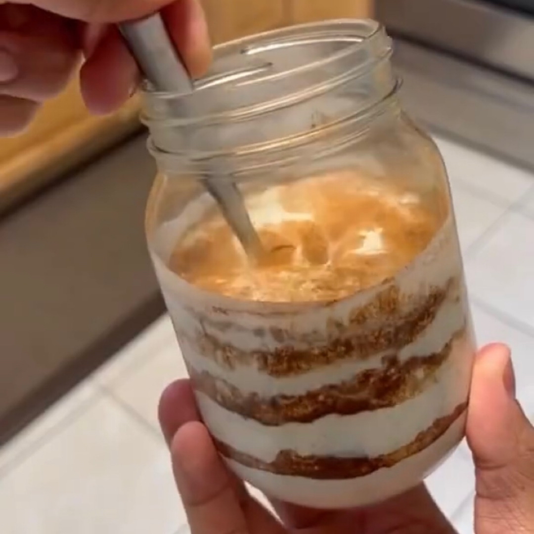 Overnight Oats Canela y arándanos Overnight Oats Canela y arándanos