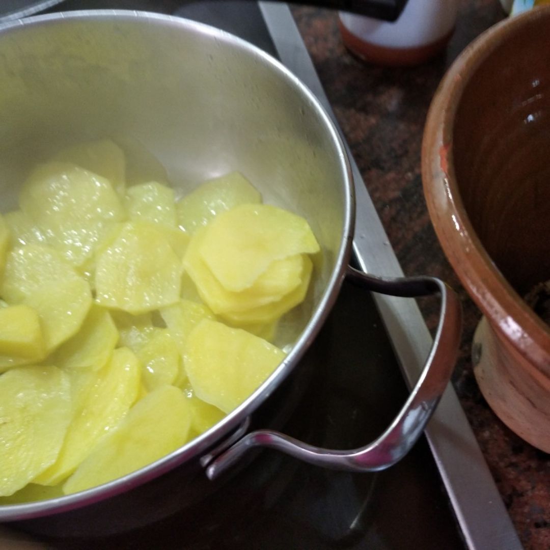 Patatas con comino Paso 1 Patatas con comino Paso 1