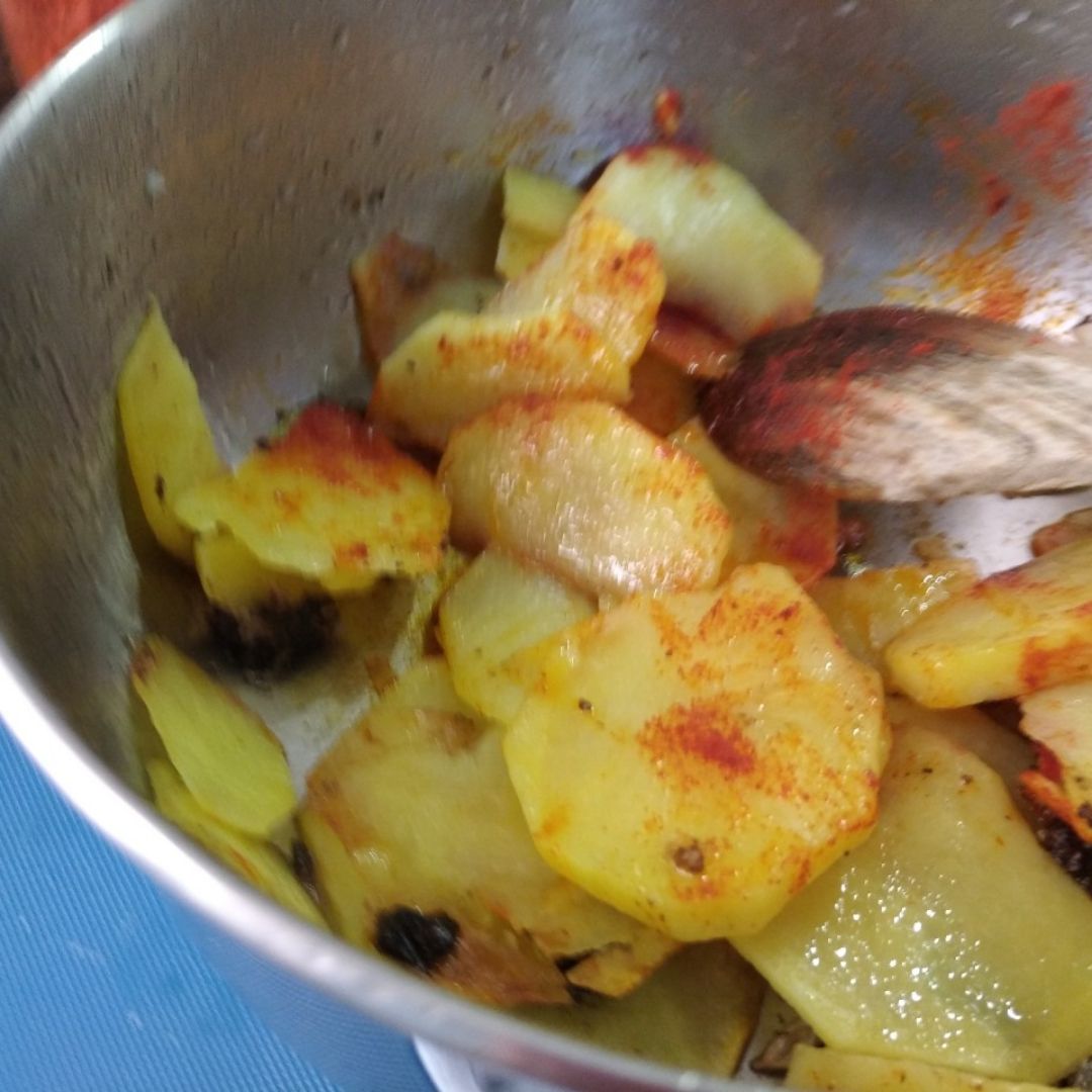 Patatas con comino Paso 2 Patatas con comino Paso 2