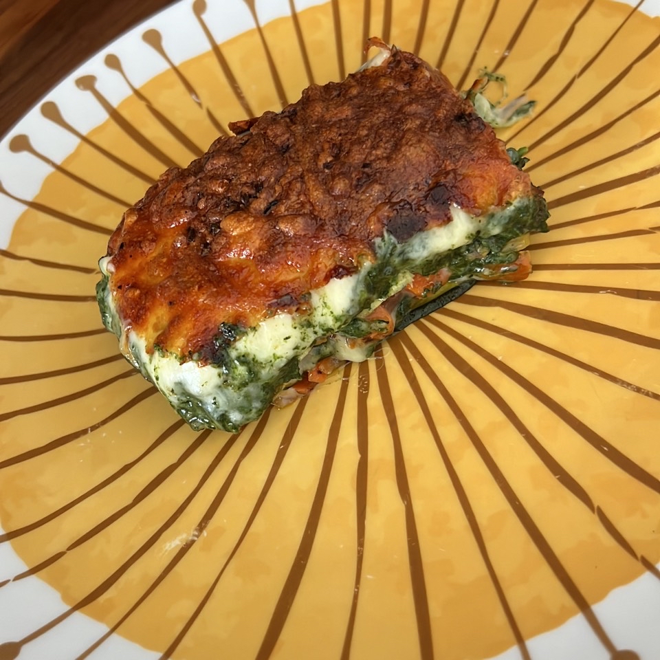 Lasaña de verduras! Lasaña de verduras!