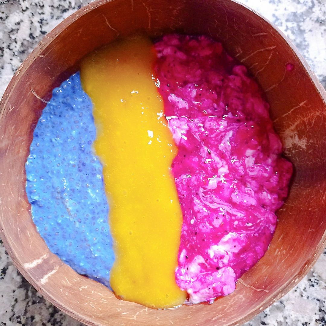 Coco bowl π₯₯π de overnight con espirulina azul π π₯ π₯π«π Paso 1 Coco bowl π₯₯π de overnight con espirulina azul π π₯ π₯π«π Paso 1