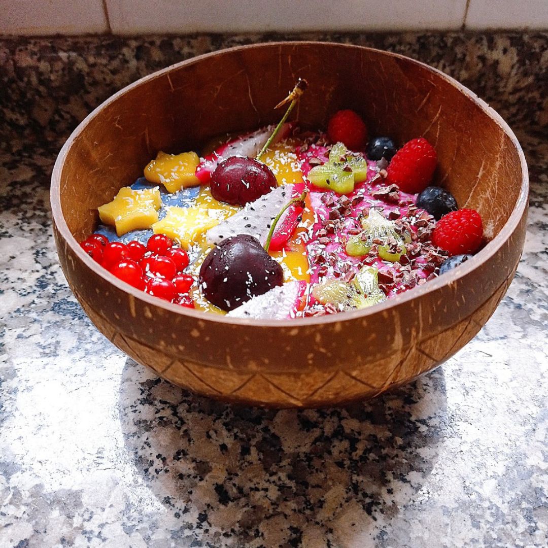 Coco bowl π₯₯π de overnight con espirulina azul π π₯ π₯π«π Paso 3 Coco bowl π₯₯π de overnight con espirulina azul π π₯ π₯π«π Paso 3