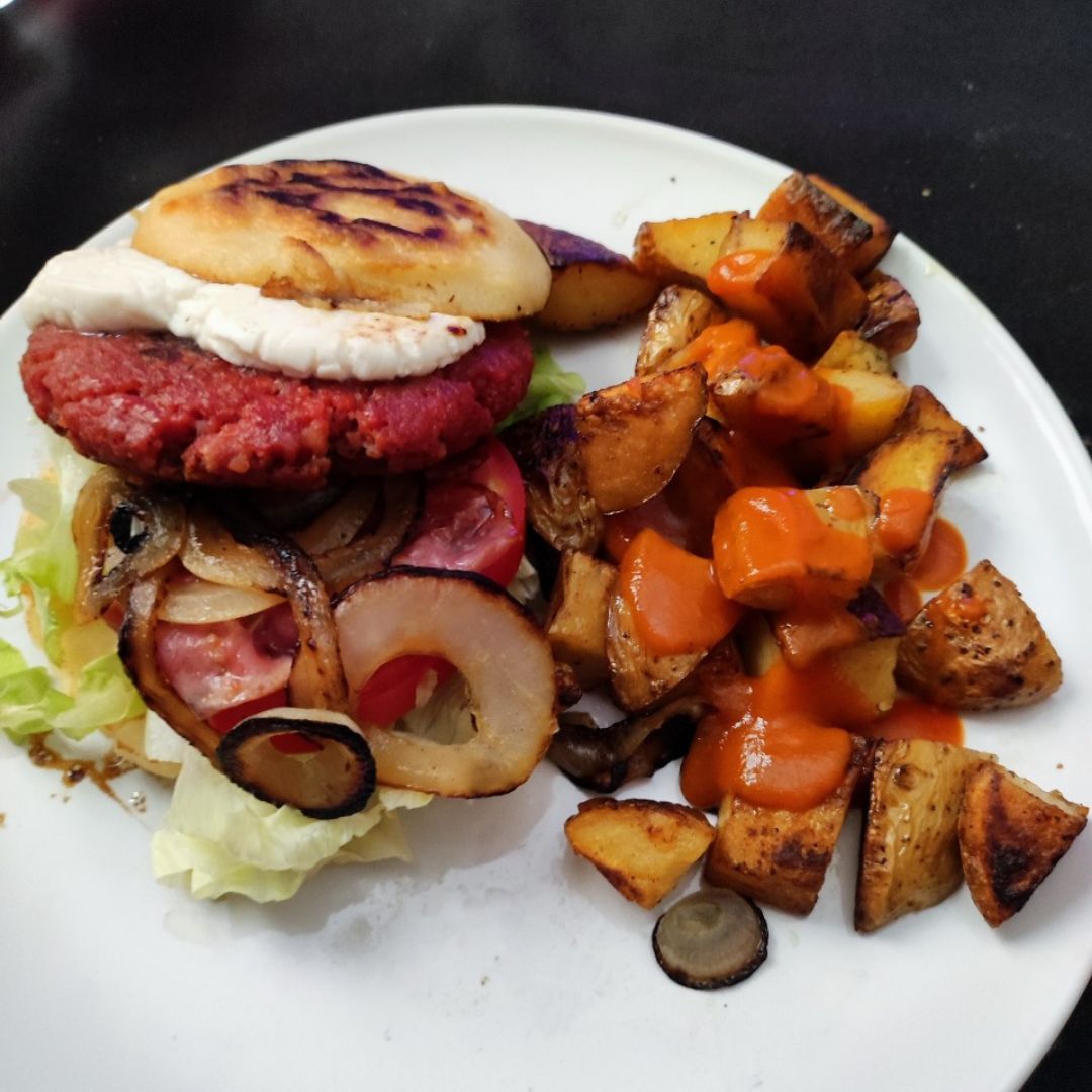 Hamburguesa veraniega Hamburguesa veraniega