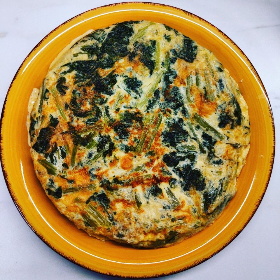 Tortilla de grelos Tortilla de grelos