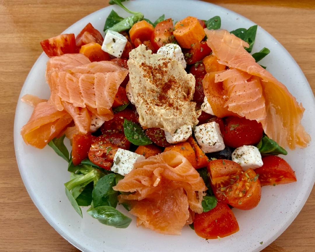 Ensalada con salmón 
