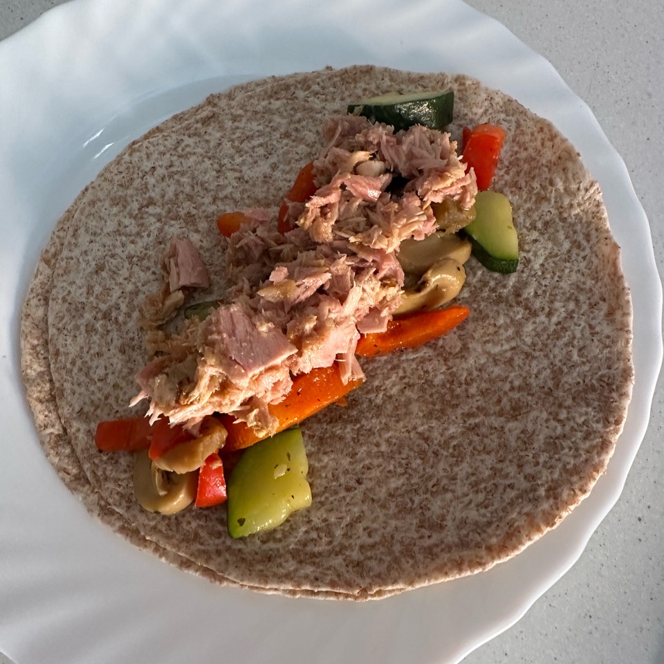 Rollitos de atún y verdura 