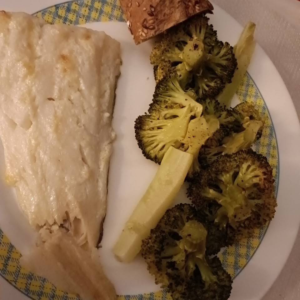 Bacalao con brócoli Bacalao con brócoli