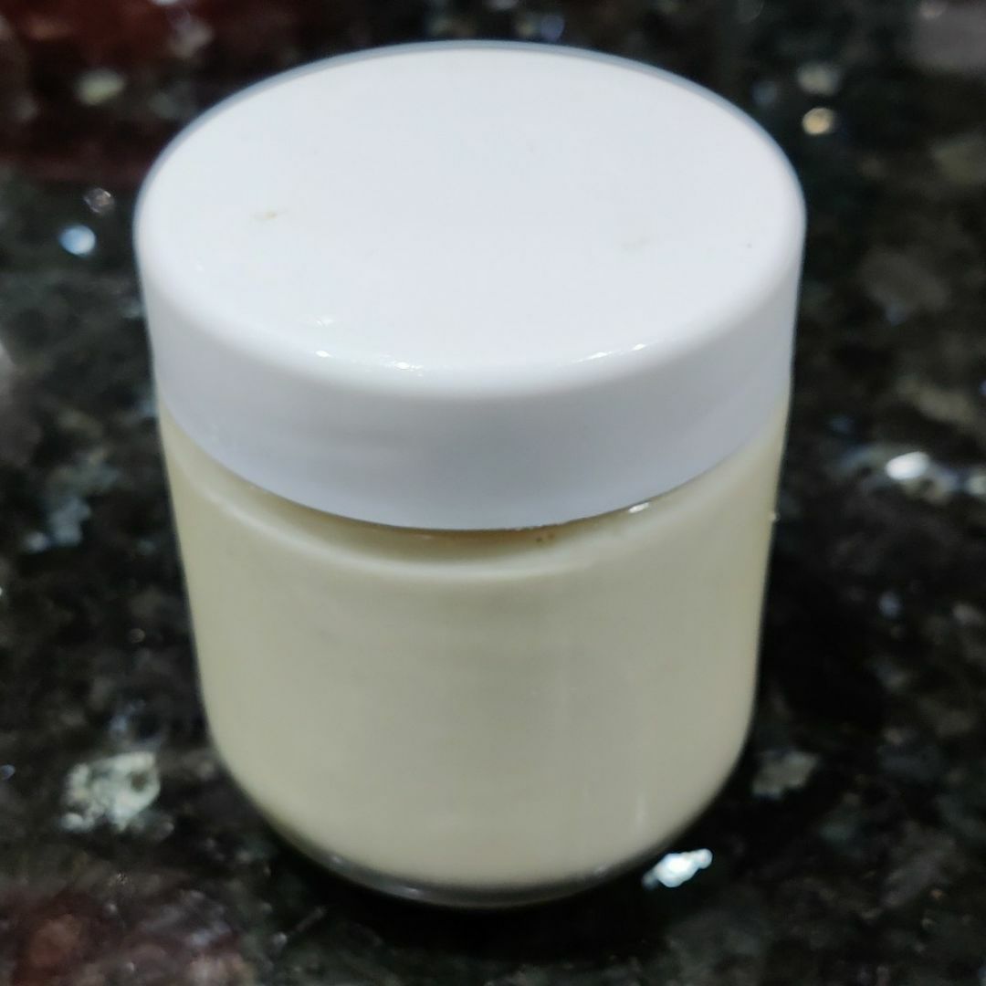Yogur griego natural con vainilla en yogurtera
