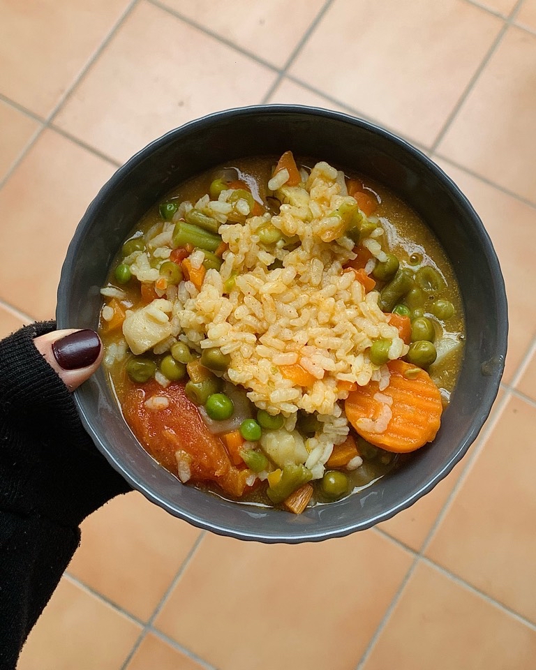 Arroz con verduras 🤍 Arroz con verduras 🤍