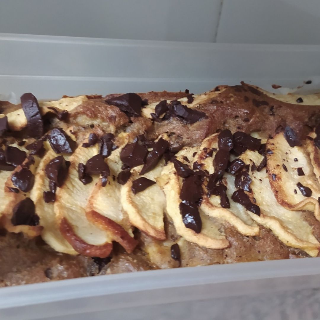 Pastel de manzana y chocolate Pastel de manzana y chocolate