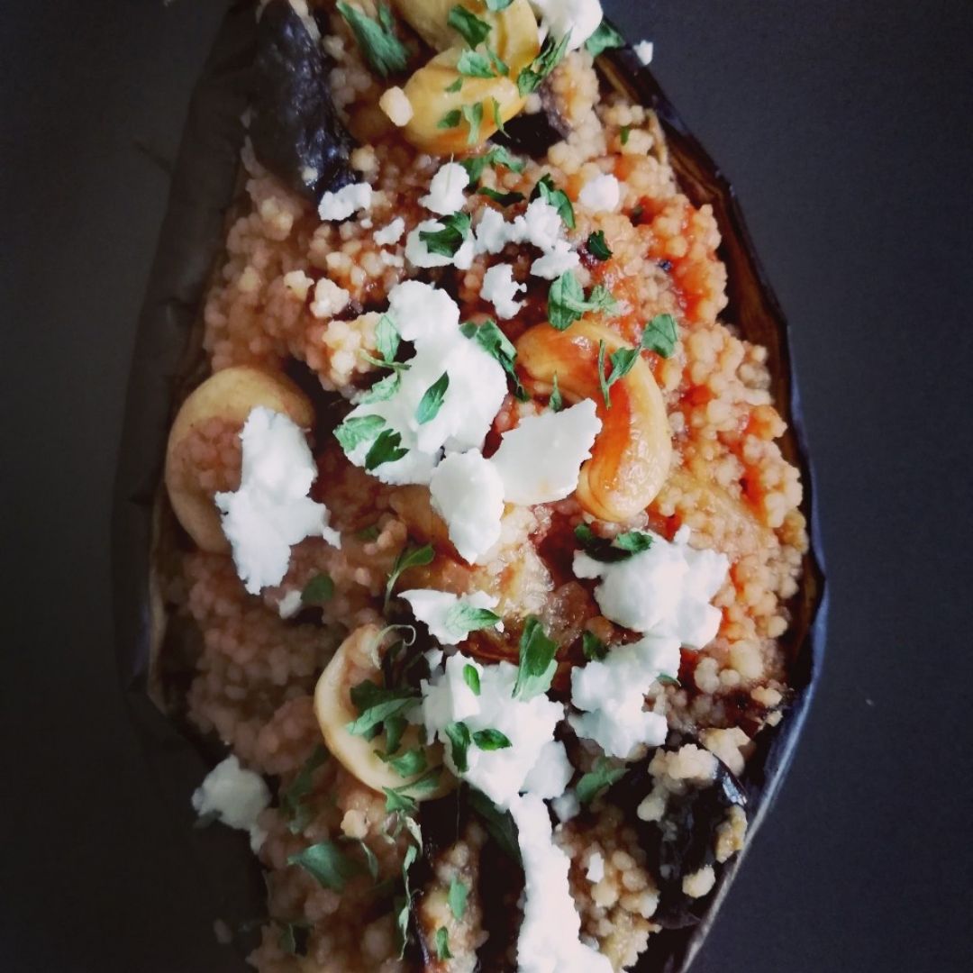 Berenjenas rellenas con cuscus