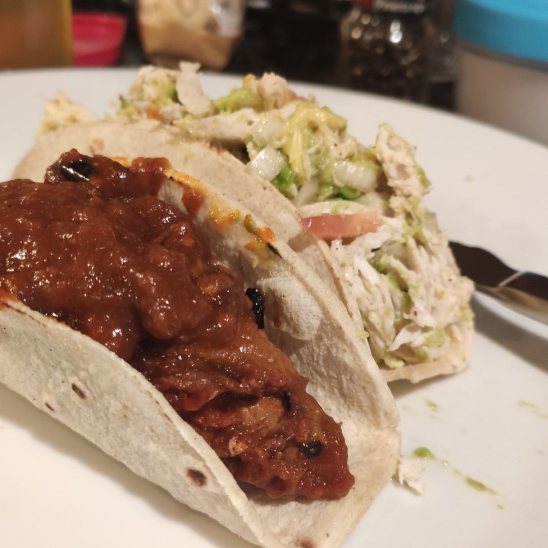 Tacos pollo-aguacate 🥑 Tacos pollo-aguacate 🥑