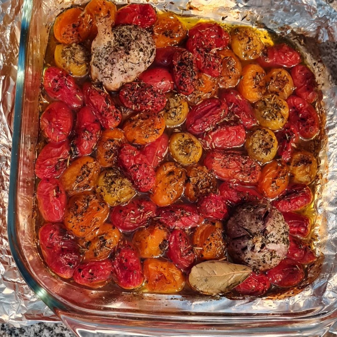 Tomatitos confitados Paso 0 Tomatitos confitados Paso 0