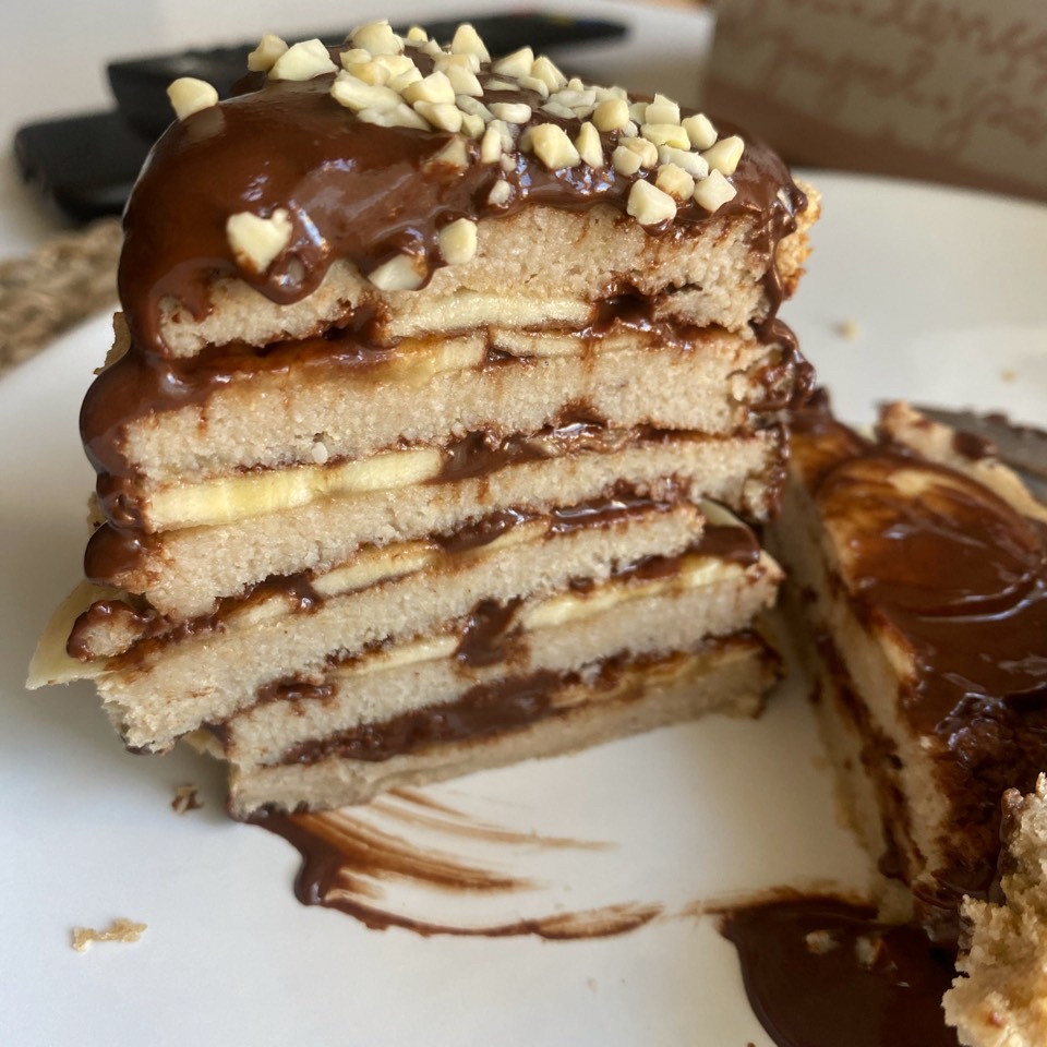 Tortitas de plátano y coco