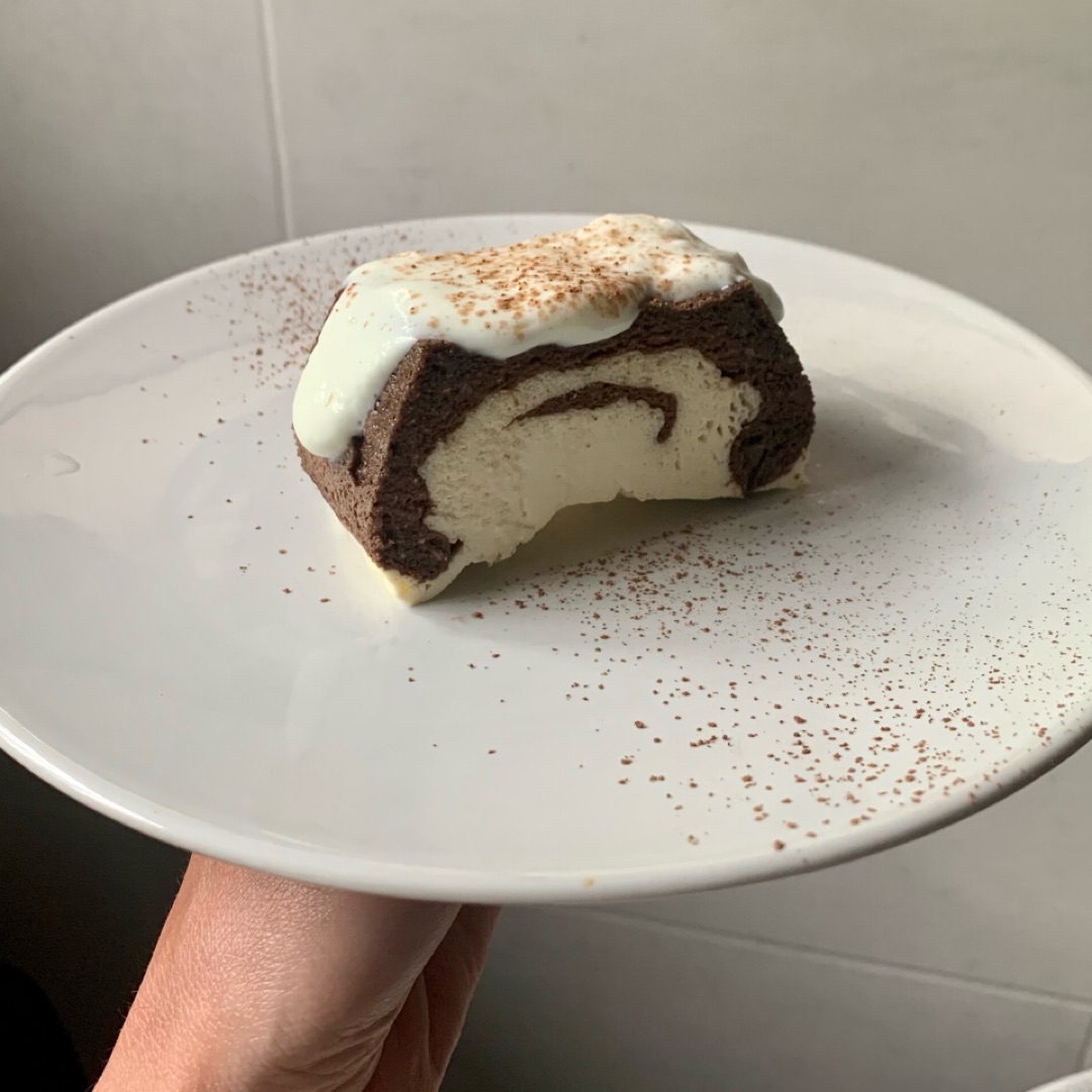 Pastel bicolor al microondas 🍫 Pastel bicolor al microondas 🍫