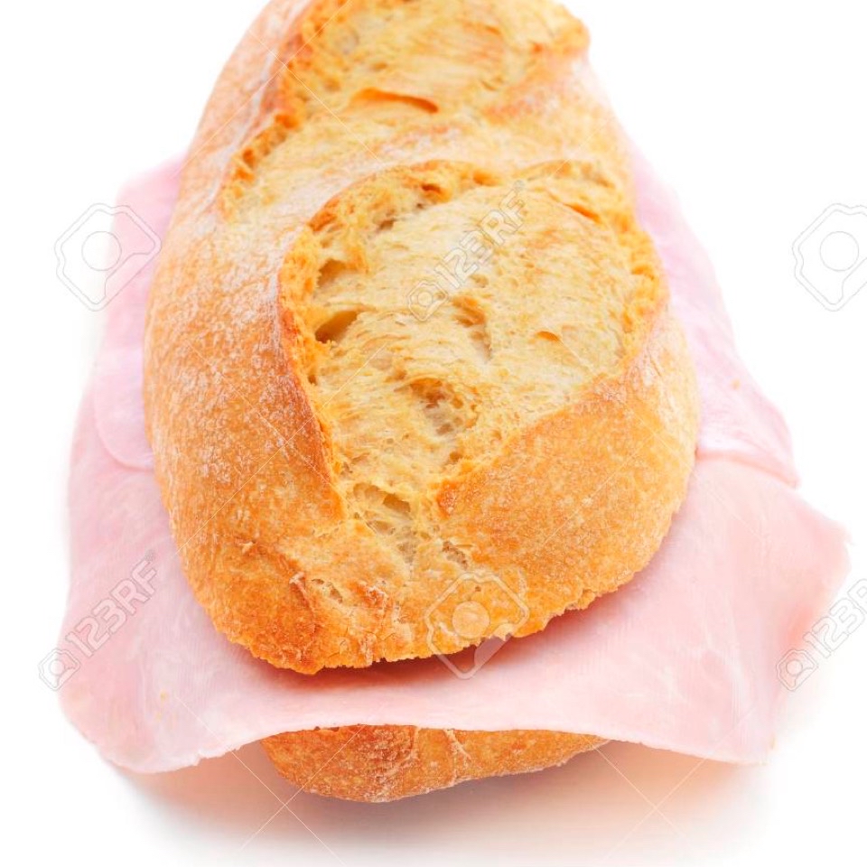 Bocadillo de jamón dulce Bocadillo de jamón dulce