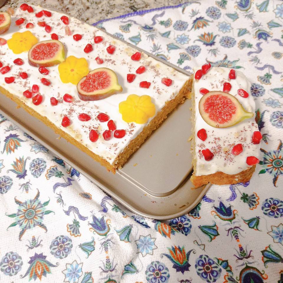 Pastel de avena horneada otoñal 🍰🎃