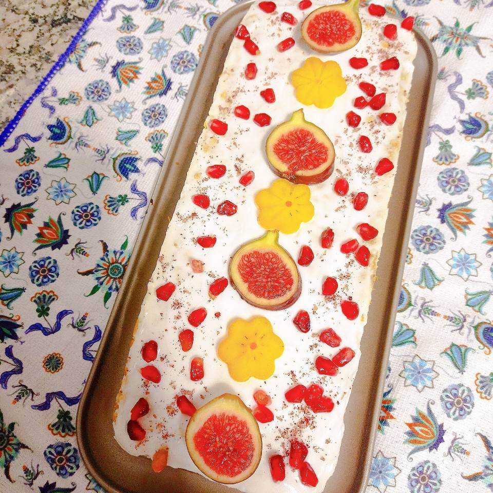 Pastel de avena horneada otoñal 🍰🎃