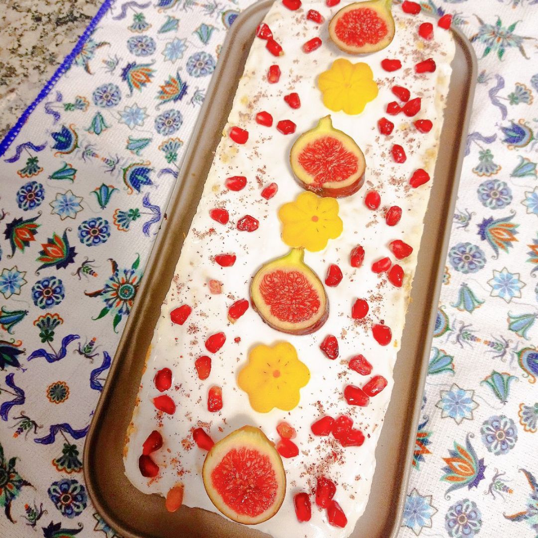 Pastel de avena horneada otoñal 🍰🎃 Paso 3 Pastel de avena horneada otoñal 🍰🎃 Paso 3
