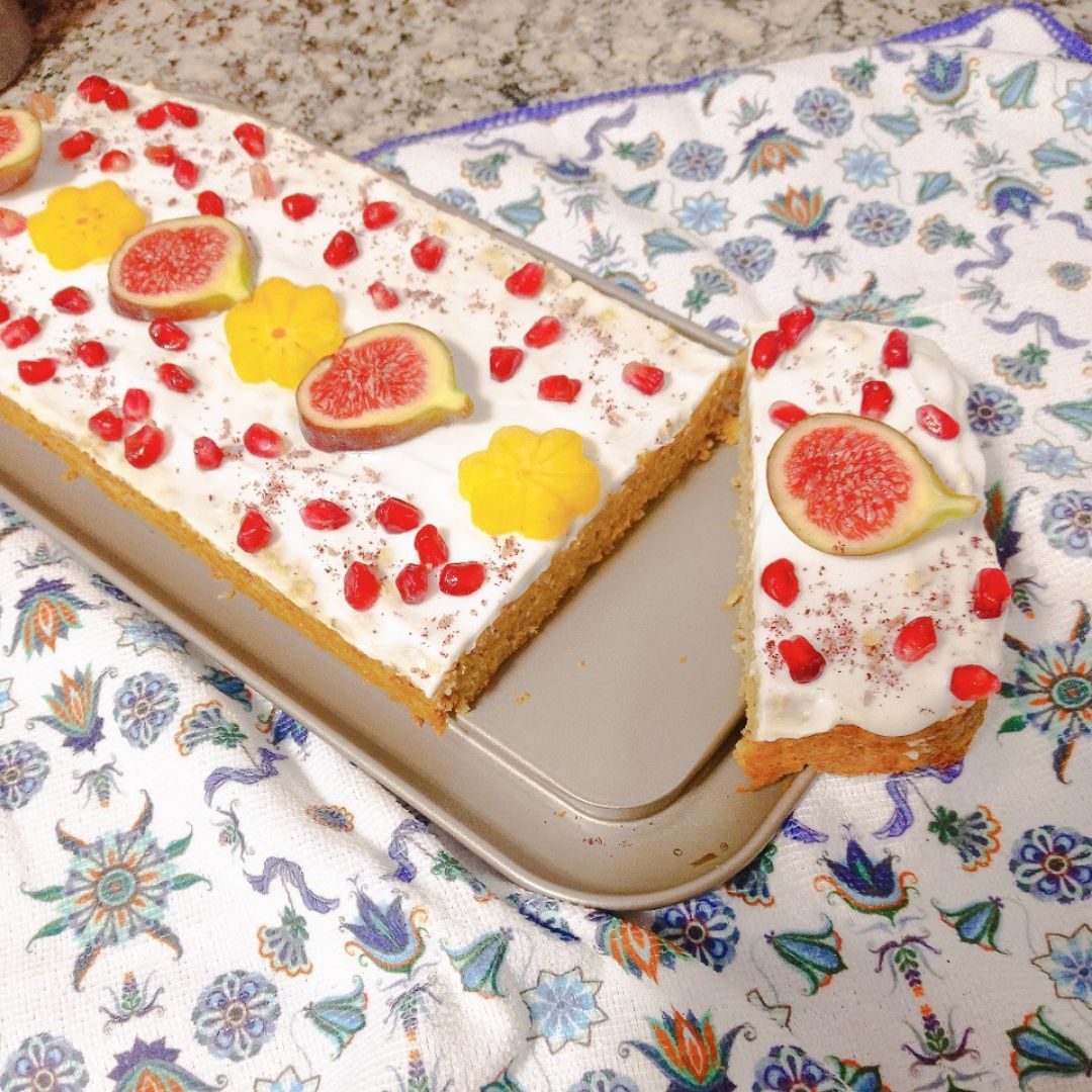 Pastel de avena horneada otoñal 🍰🎃 Paso 3 Pastel de avena horneada otoñal 🍰🎃 Paso 3