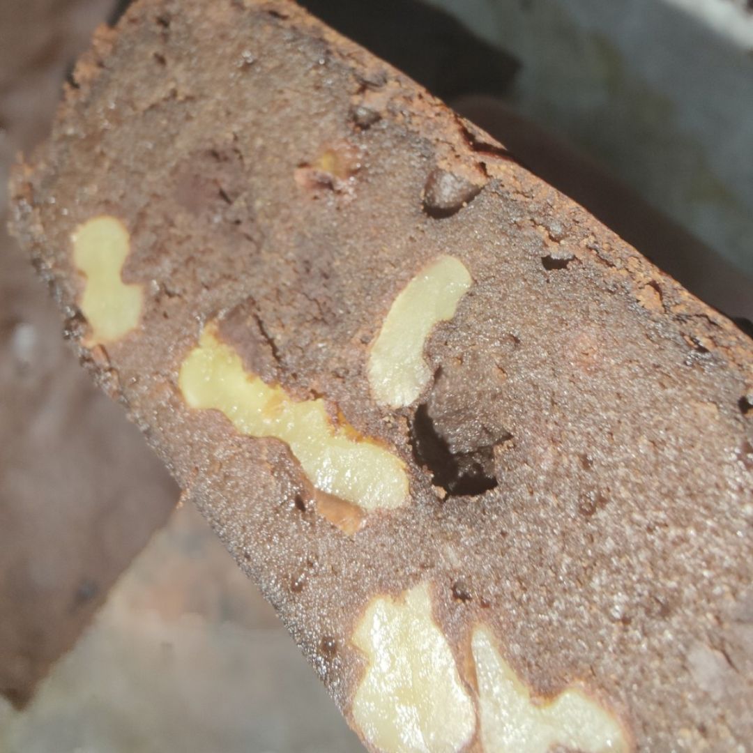 Brownie de café y nueces con crema fresquita de plátano y vainilla 🍌☕ Paso 4 Brownie de café y nueces con crema fresquita de plátano y vainilla 🍌☕ Paso 4