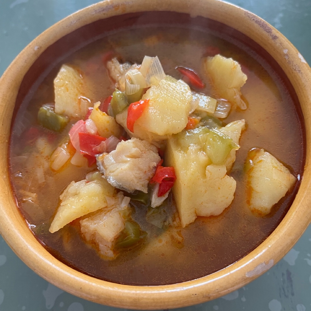Patatas con bacalao Paso 4 Patatas con bacalao Paso 4