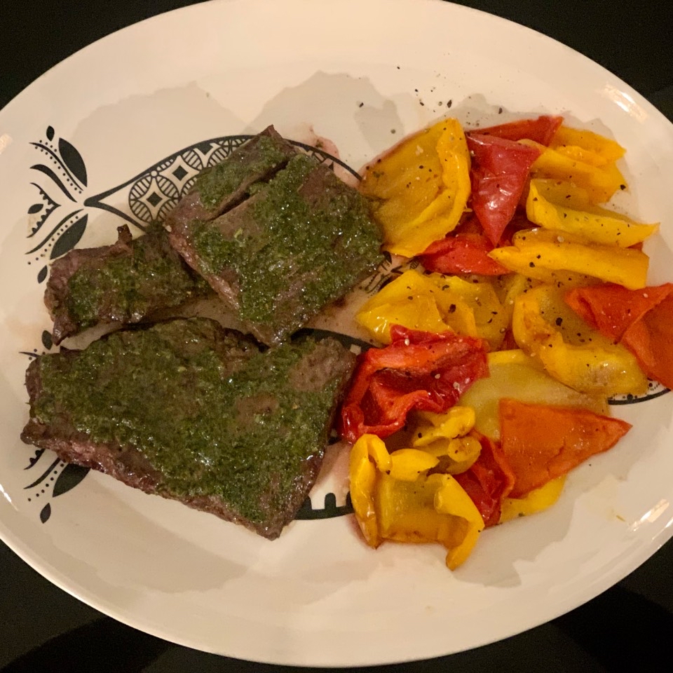Entraña al pesto en Airfryer Entraña al pesto en Airfryer