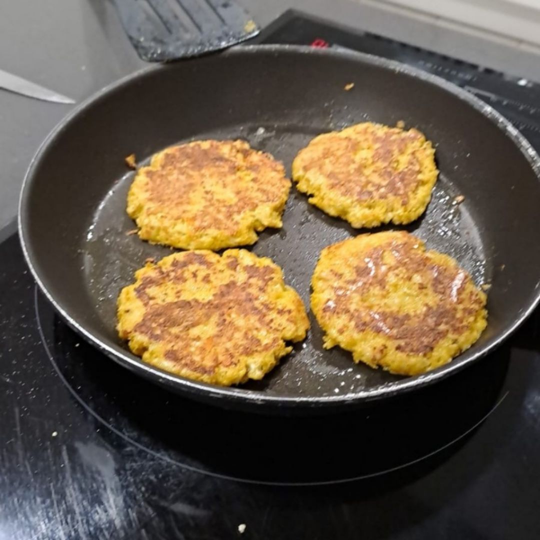 Hamburguesas de coliflor Hamburguesas de coliflor