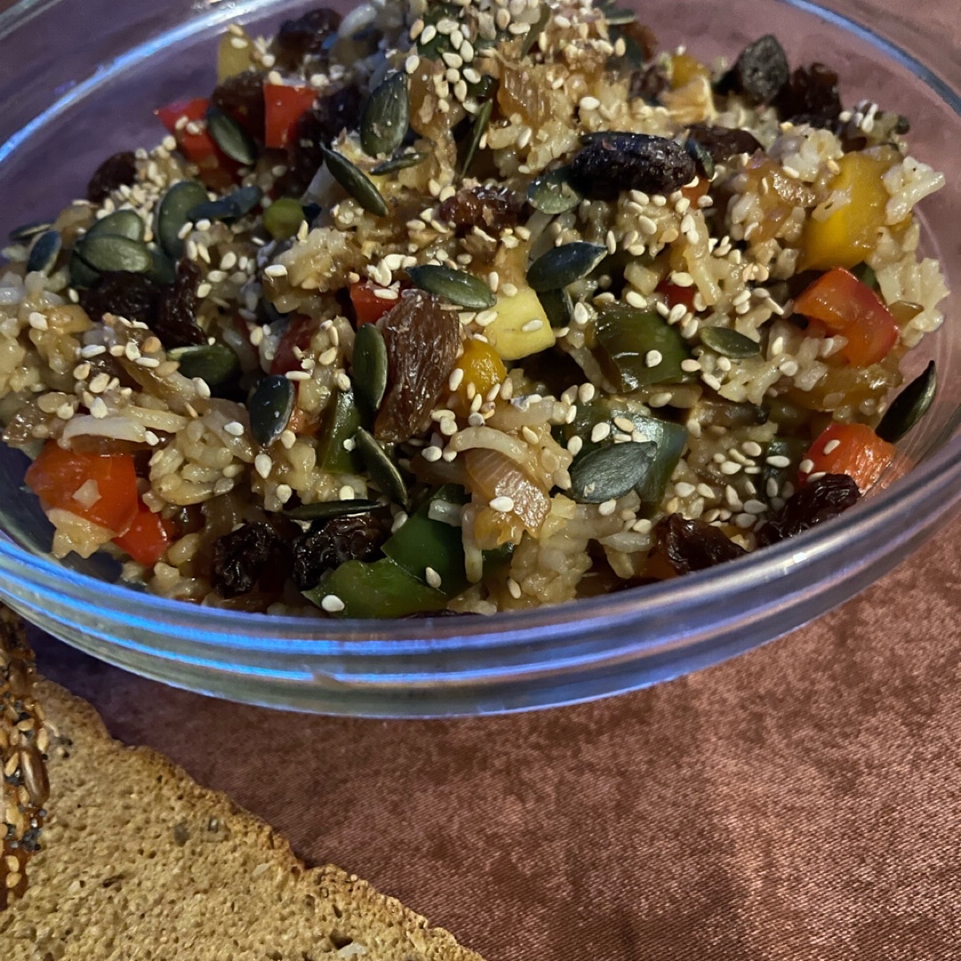 VERDURAS HUERTANAS CON ARROZ BASMATTI VERDURAS HUERTANAS CON ARROZ BASMATTI