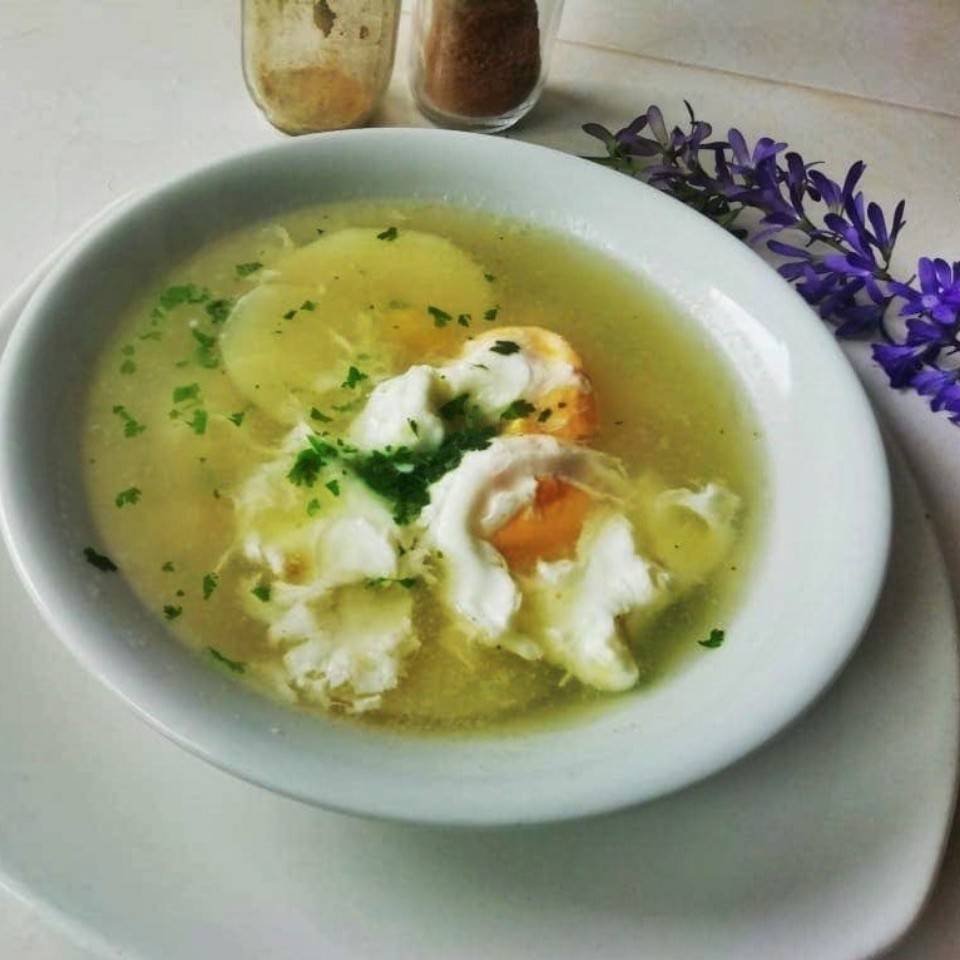 Caldo de huevo Caldo de huevo