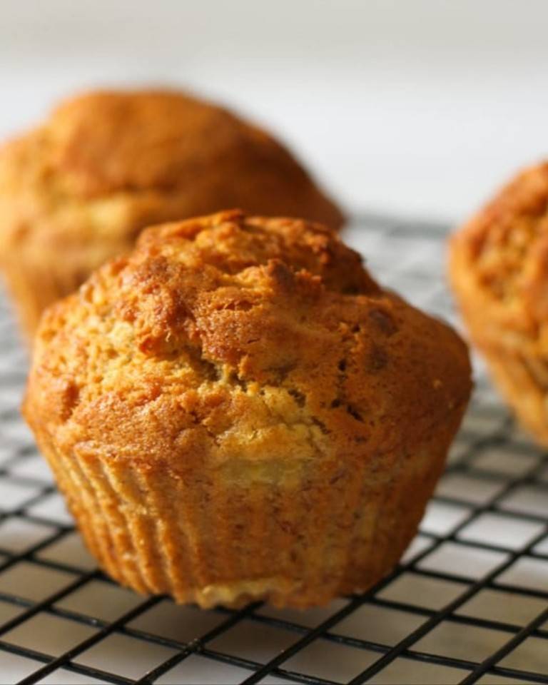 Muffins de plátano en airfryer Muffins de plátano en airfryer