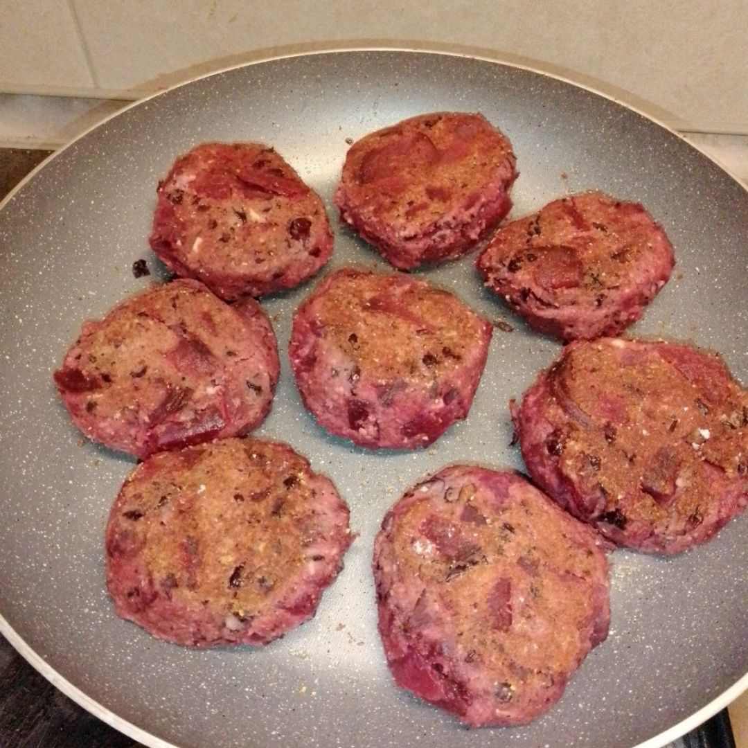 Burguers de Remolacha y judía roja Burguers de Remolacha y judía roja