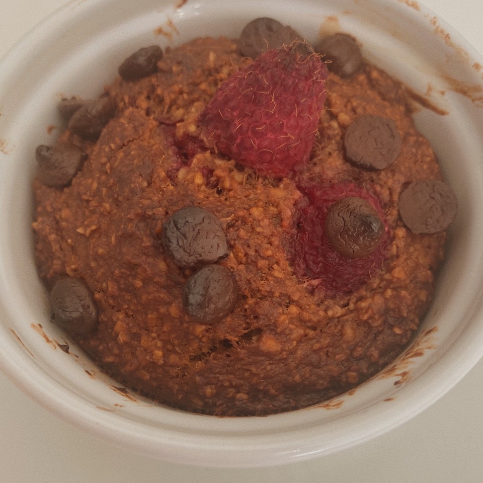 Brownie de frambuesas 