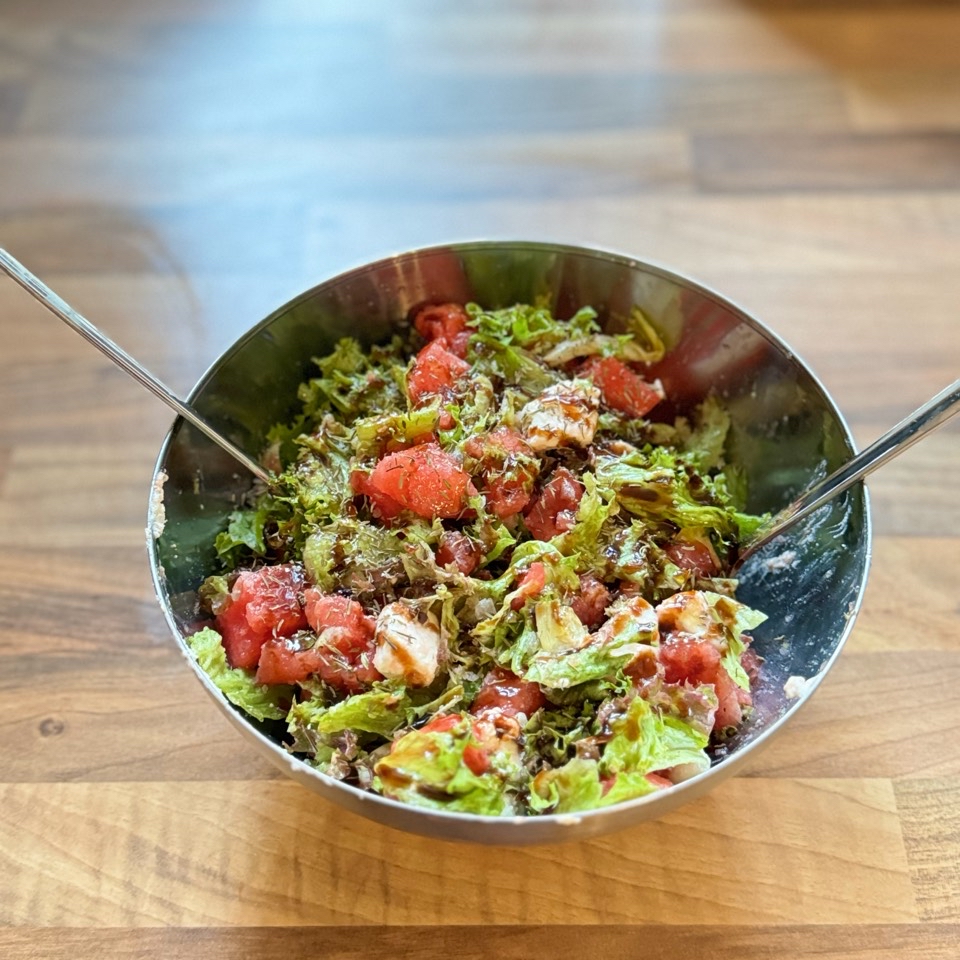 Ensalada de Sandía y queso de cabra Ensalada de Sandía y queso de cabra
