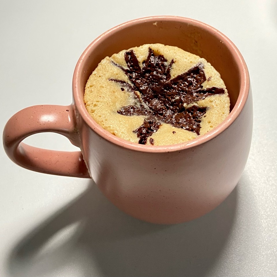 Banana Bread en taza Banana Bread en taza