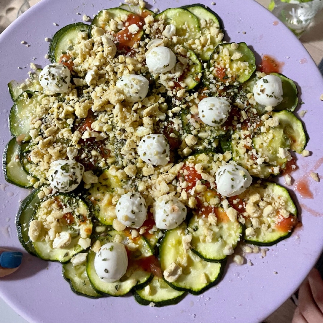 Carpaccio de calabacin!!🥒