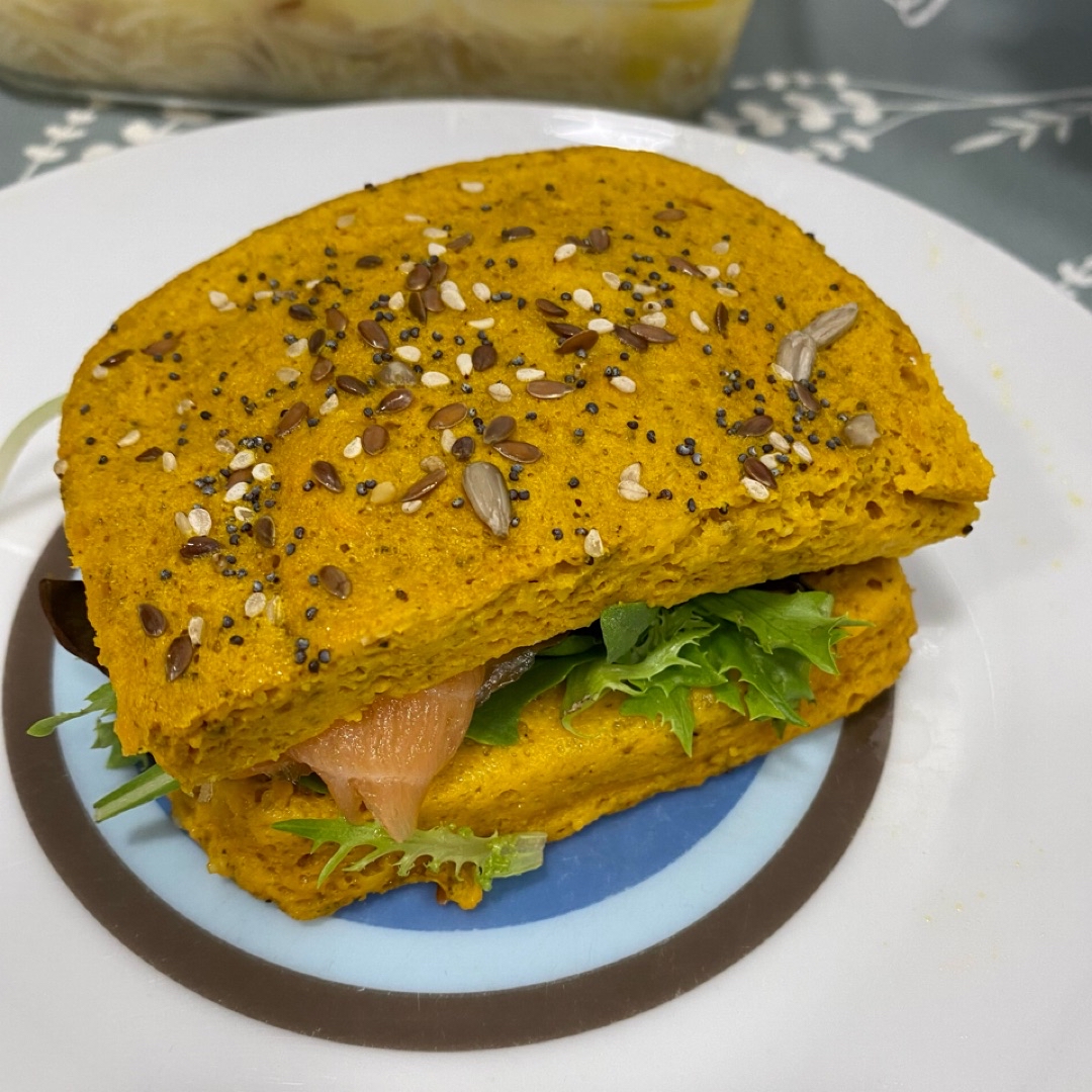 Sándwich de pan de zanahoria 🥕 