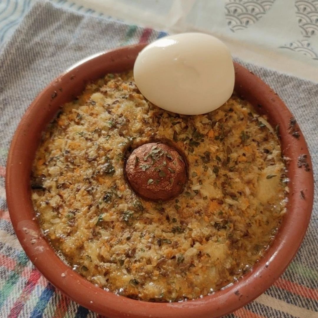 Pastel de champiñones Pastel de champiñones