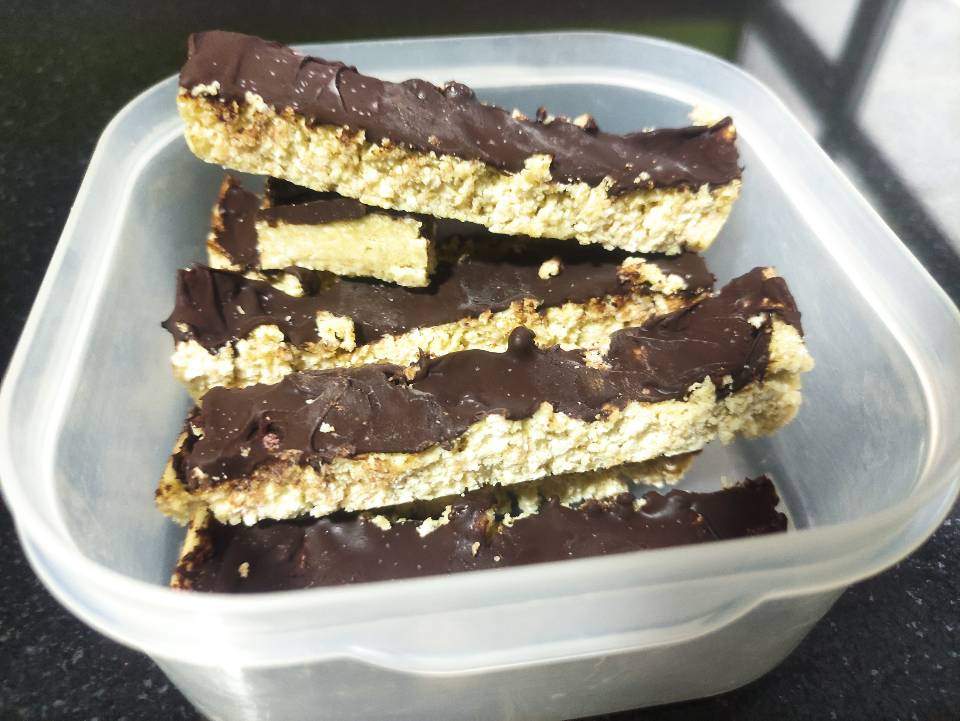 Barritas de crema de cacahuete