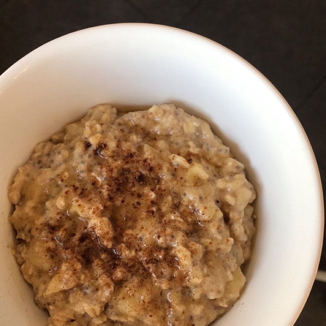 Porridge de manzana, canela y miel Porridge de manzana, canela y miel