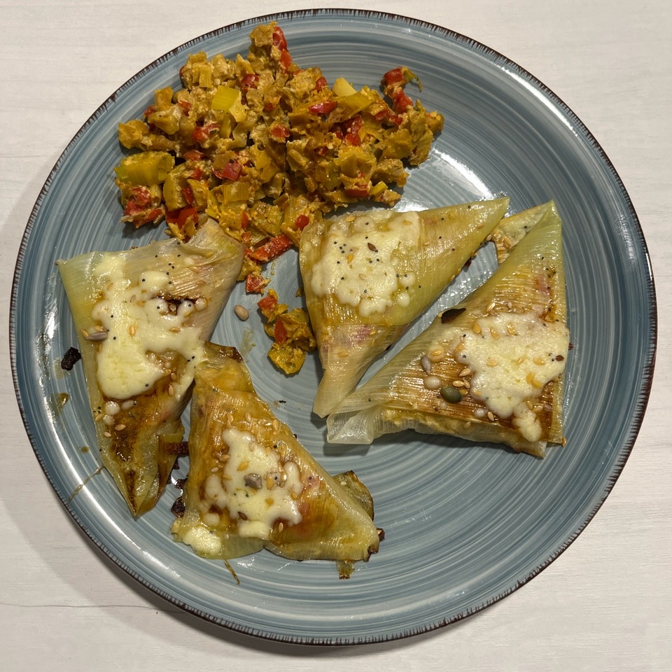 Saquitos de puerro Saquitos de puerro