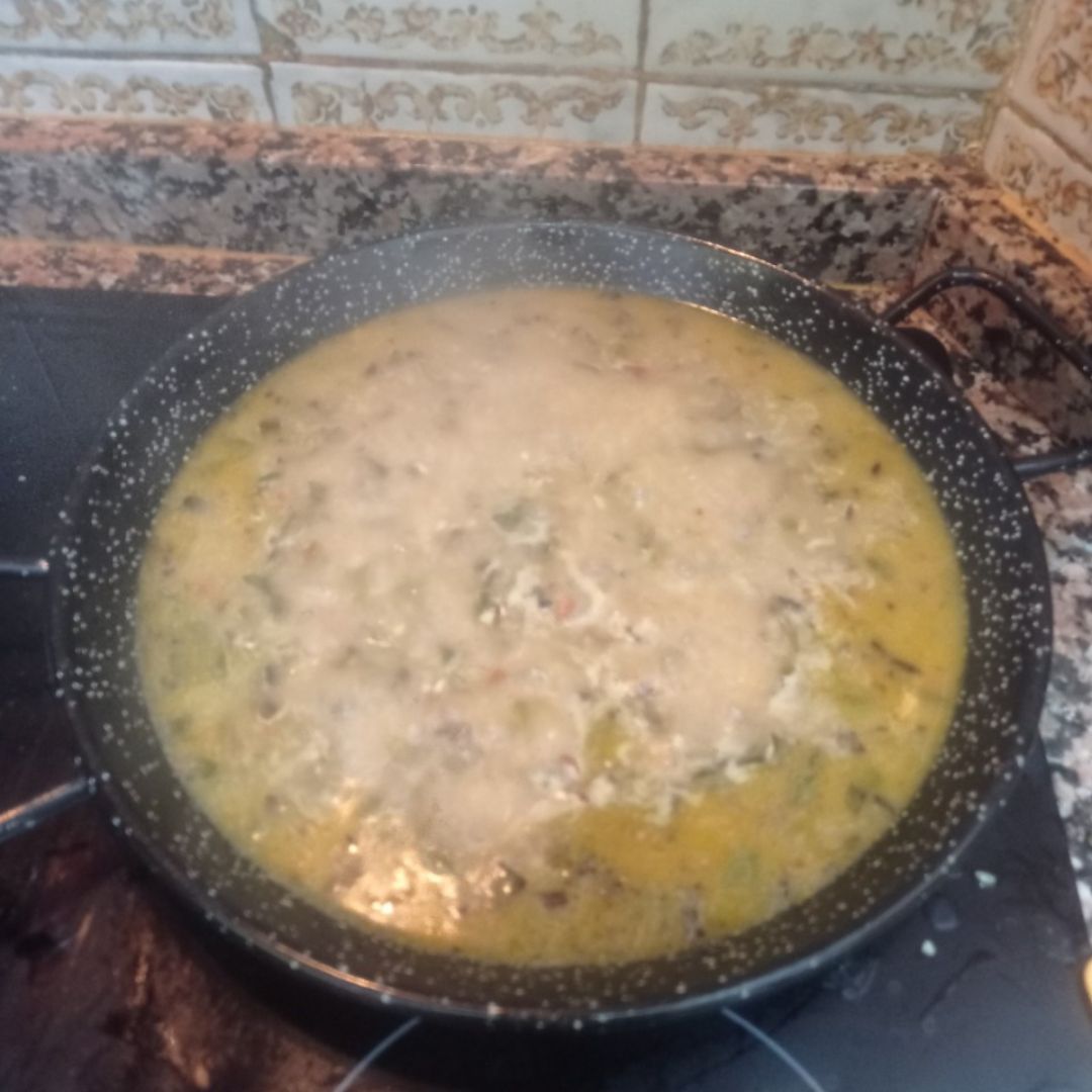 Paella de verduras. Paso 2 Paella de verduras. Paso 2