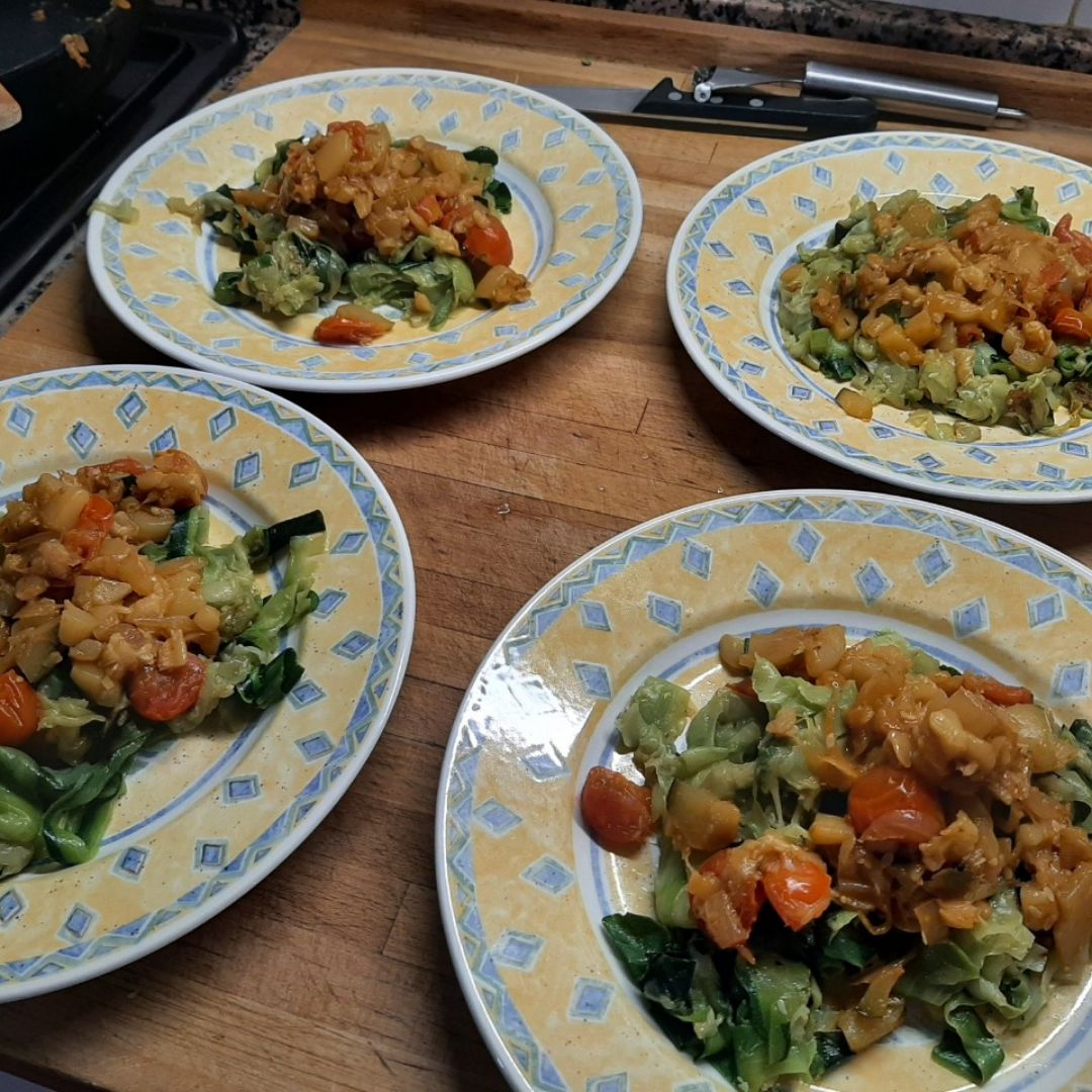 Espaguetis de calabackn con salsa pesto Paso 6
