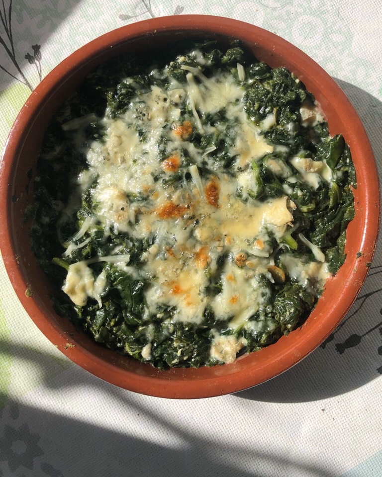 Espinacas gratinadas Espinacas gratinadas