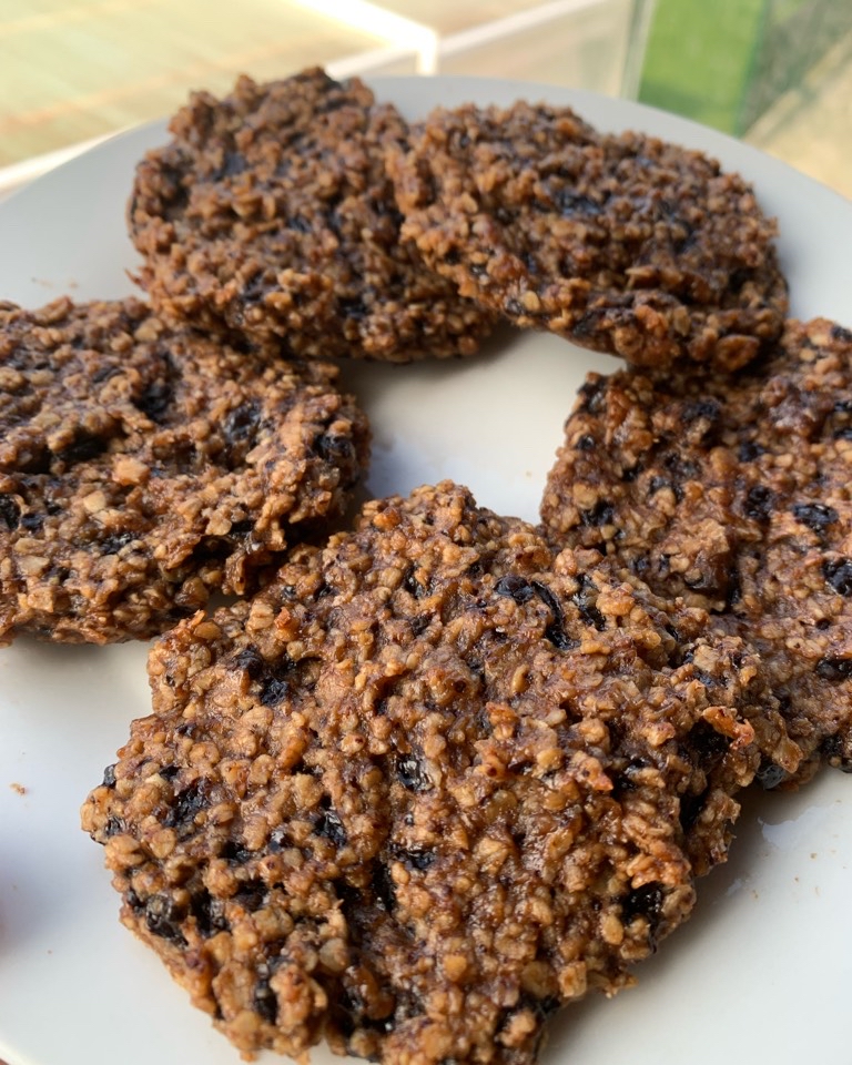 Galletas de avena y plátano 